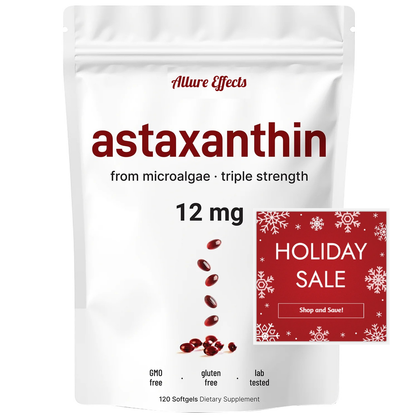 Astaxanthin - Allure Effects Natural Skin Supplement